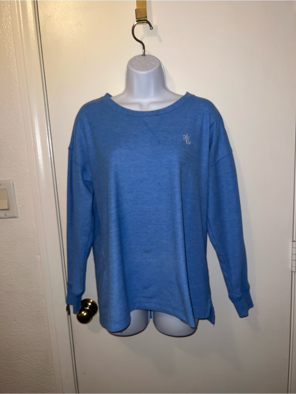 Ralph Lauren Light Blue Pullover Sweatshirt